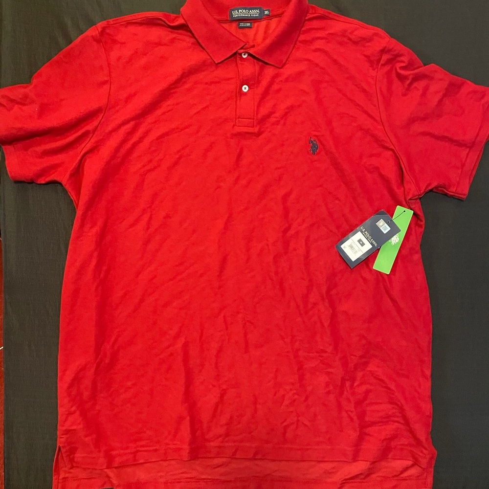 3XL U.S. Polo Assn Short Sleeve Button Polo NWT New With Tags